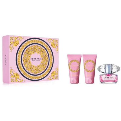 Versace Ladies Bright Crystal Gift Set Fragrances 8011003876570 In N/a