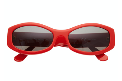 Pre-owned Supreme Corso Sunglasses Red