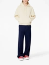 Ami Alexandre Mattiussi Ami De Coeur Hooded Jacket In 491 Nautic Blue