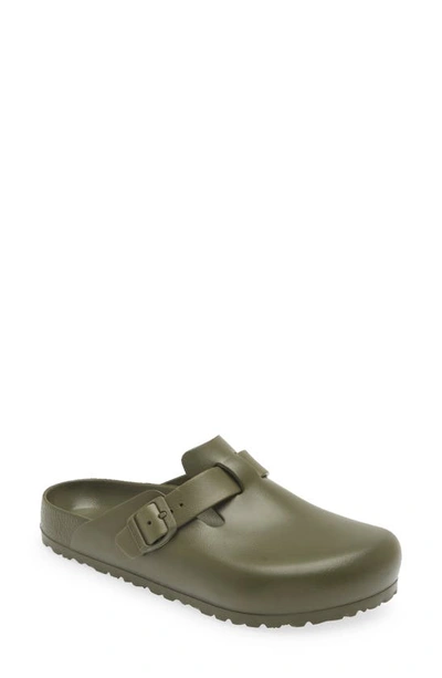 Birkenstock Boston Clog In Khaki