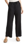 RAILS EMMIE DRAWSTRING WIDE LEG LINEN PANTS