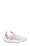 Nike Free Run Flyknit Next Nature Running Shoe In Pink/ White/ Pink
