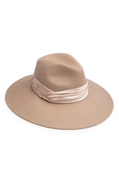 Eugenia Kim Emmanuelle Wool Fedora In Beige