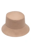 Eugenia Kim Jonah Wool Bucket Hat In Beige