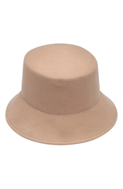 Eugenia Kim Jonah Wool Bucket Hat In Beige