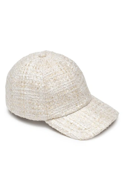 Eugenia Kim Lo Baseball Cap In Ivory Gold