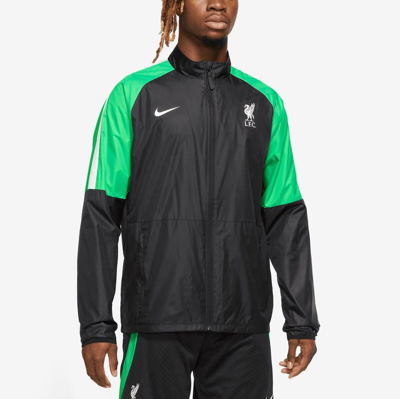 Nike Black Liverpool Academy Awf Raglan Full-zip Jacket