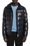 Moncler Bourne Quilted Recycled Polyester Puffer Jacket In Blue