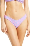 Kulani Kinis V-cut Bikini Bottoms In Crinkle Kismet