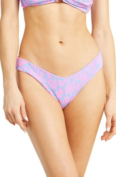 Kulani Kinis V-cut Bikini Bottoms In Crinkle Kismet