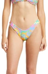 Kulani Kinis V-cut Bikini Bottoms In Tutti Frutti