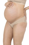 Kindred Bravely Assorted 5-pack Under The Bump Full Coverage Maternity Briefs In Beige/ Black