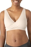 Kindred Bravely Plus Size Sublime Adjustable Crossover Nursing & Lounge Bra S In Stone Grey