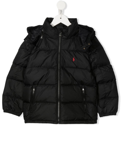 Ralph Lauren Kids' Giubbotto In Black