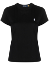 Polo Ralph Lauren T-shirt With Pony In Black