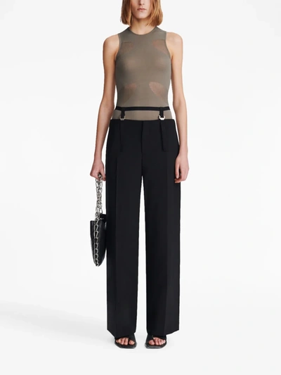 Dion Lee Safety Harness Trouser In Black
