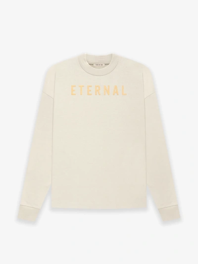 Fear Of God Men Eternal Cotton Ls T-shirt In 024 Cement