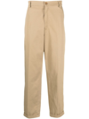 KENZO STRAIGHT-LEG COTTON TROUSERS