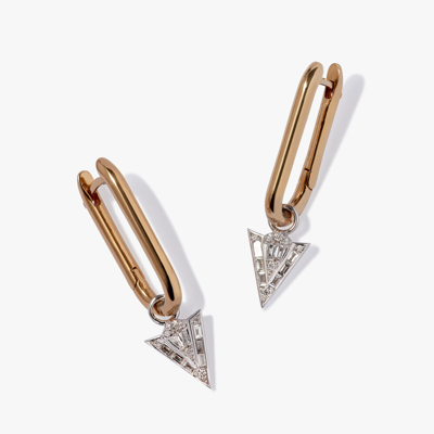 Annoushka Knuckle & Flight 14ct Yellow Gold Diamond Earrings