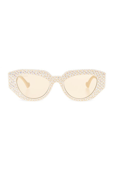 Gucci Eyewear Cat In White