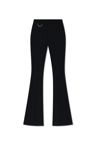 Dsquared2 Chain Embellished High Waist Trousers In Black