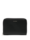 JIL SANDER LOGO-DEBOSSED LEATHER WALLET