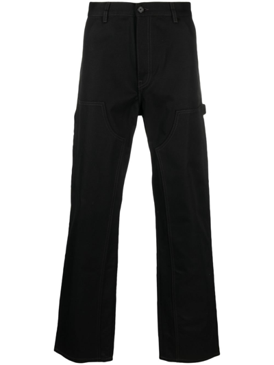 Filippa K Loose-cut Leg Cotton Jeans In Black