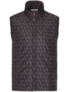 VALENTINO TOILE ICONOGRAPHE ZIPPED GILET