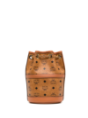 MCM MINI AREN CHAIN LEATHER BACKPACK