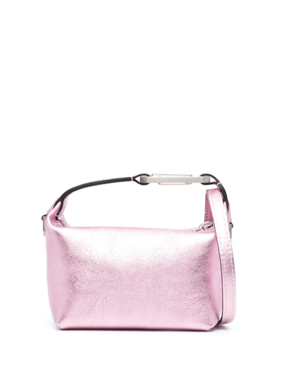 Eéra Tiny Moon Leather Tote Bag In Pink