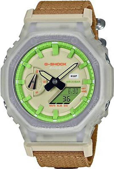 Pre-owned G-shock Casio  Huf Collaboration Model Ga-2100huf-5ajr Men's Watch In Box