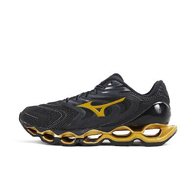 Pre-owned Mizuno Wave Prophecy 12 [j1gc234957] Men Running Shoes Black/gold