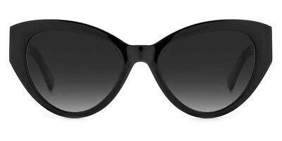 Pre-owned Kate Spade Paisleigh/s Sunglasses Black Gray Sf Polarized 55 100% Authentic
