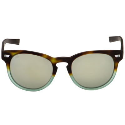 Pre-owned Costa Del Mar Del Mar Sunglasses Matte Tide Pool/gray Silver Mirror 580glass