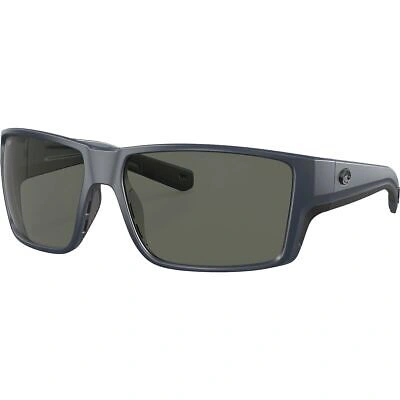 Pre-owned Costa Del Mar Costa Reefton 580g Polarized Sunglasses Midnight Blue Gray, One Size