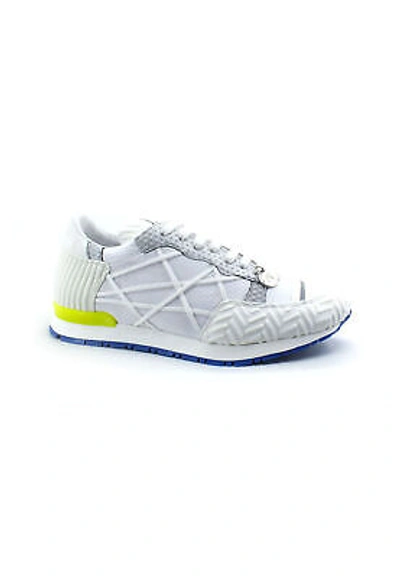 Pre-owned L4k3 Mr.big Old School Sneaker Running White Fluo F09-old