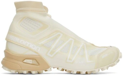 Pre-owned Salomon Snowcross Advanced - Size 12 In White