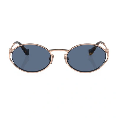Miu Miu Women's Sunglasses, Mu 52ys In Dark Blue