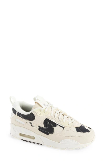 Nike Air Max 90 Futura Sneaker In Sail/ Black/ Chrome