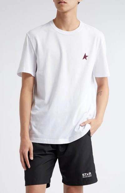 GOLDEN GOOSE SMALL STAR COTTON LOGO GRAPHIC T-SHIRT