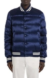 MONCLER DIVES QUILTED SATIN DOWN BOMBER JACKET