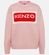 Kenzo Paris Logo-intarsia Jumper In Pink