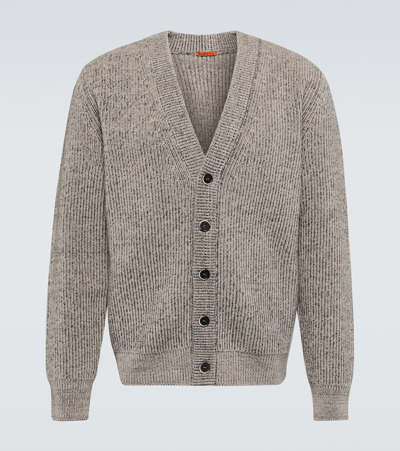 Barena Venezia Wool-blend Cardigan In Gray