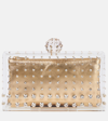 AQUAZZURA TEQUILA CRYSTAL-EMBELLISHED CLUTCH