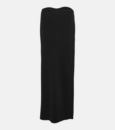 Christopher Esber Tailored Column Maxi Skirt In Black