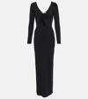 Christopher Esber Salacia Wire Maxi Dress In Black