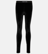 Tom Ford Ideal  Velvet Leggings For A Comfortable But Elegant Fit In Nero