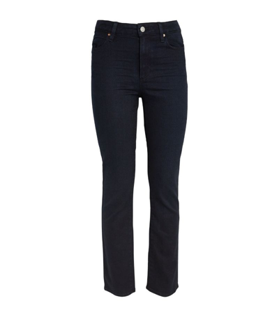 Paige Cindy Straight-leg Jeans In Black