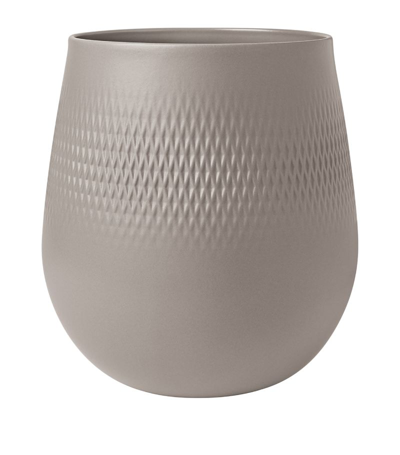 Villeroy & Boch Porcelain Manufacture Collier Vase (23cm) In Multi