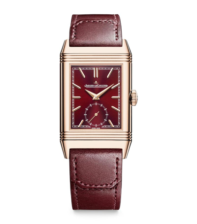 Jaeger-lecoultre Rose Gold Reverso Tribute Small Seconds Watch 27.4mm